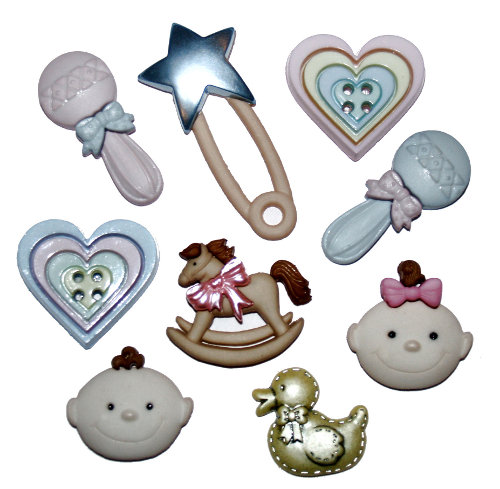 Декоративные пуговицы "Oh Baby"