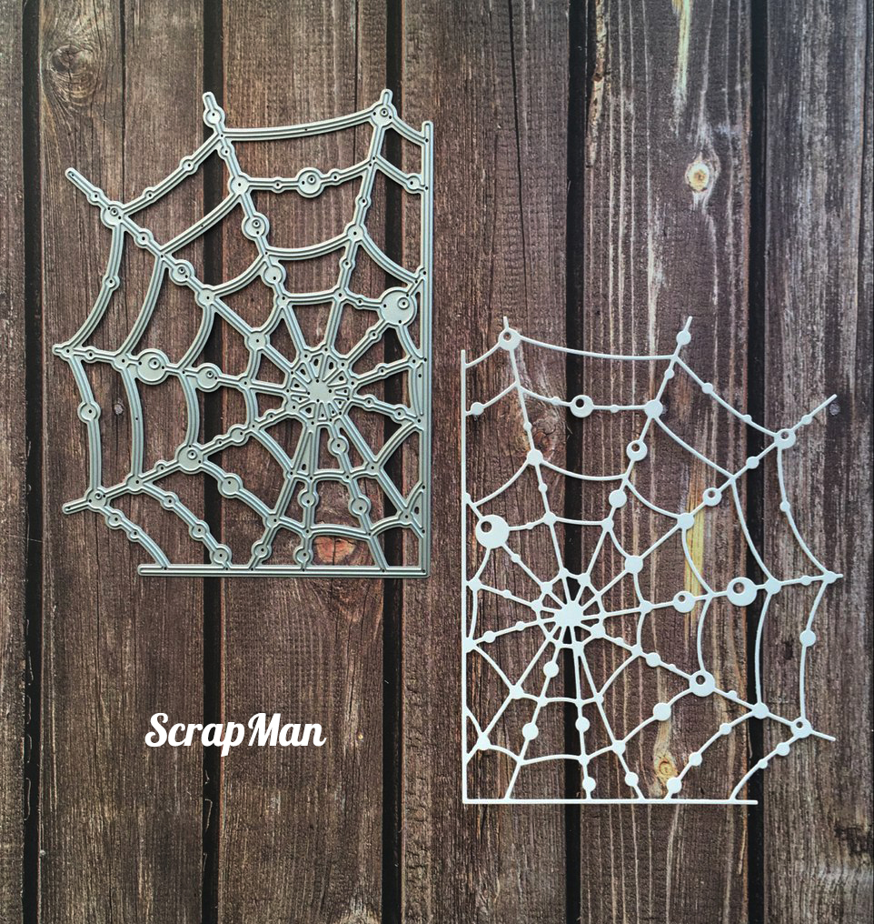 Нож для вырубки "Паутина с росой" от ScrapMan