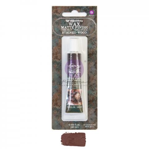 Восковая паста Art Alchemy Matte Wax - "STAINED WOOD" 20мл от Prima Marketing