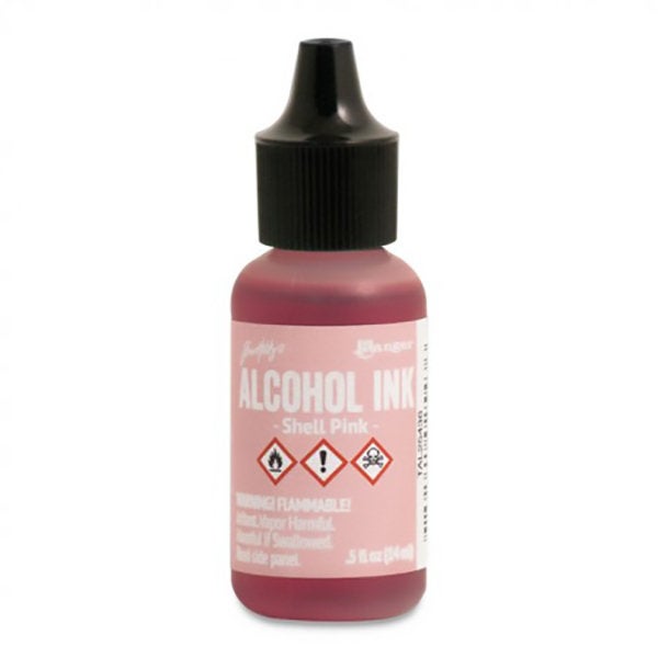 Чернила Alcohol Ink цвет Shell Pink от Tim Holtz