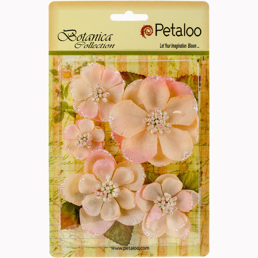 Набор цветов бумажных "Blush" Botanica Sparkling Glitter Magnolia