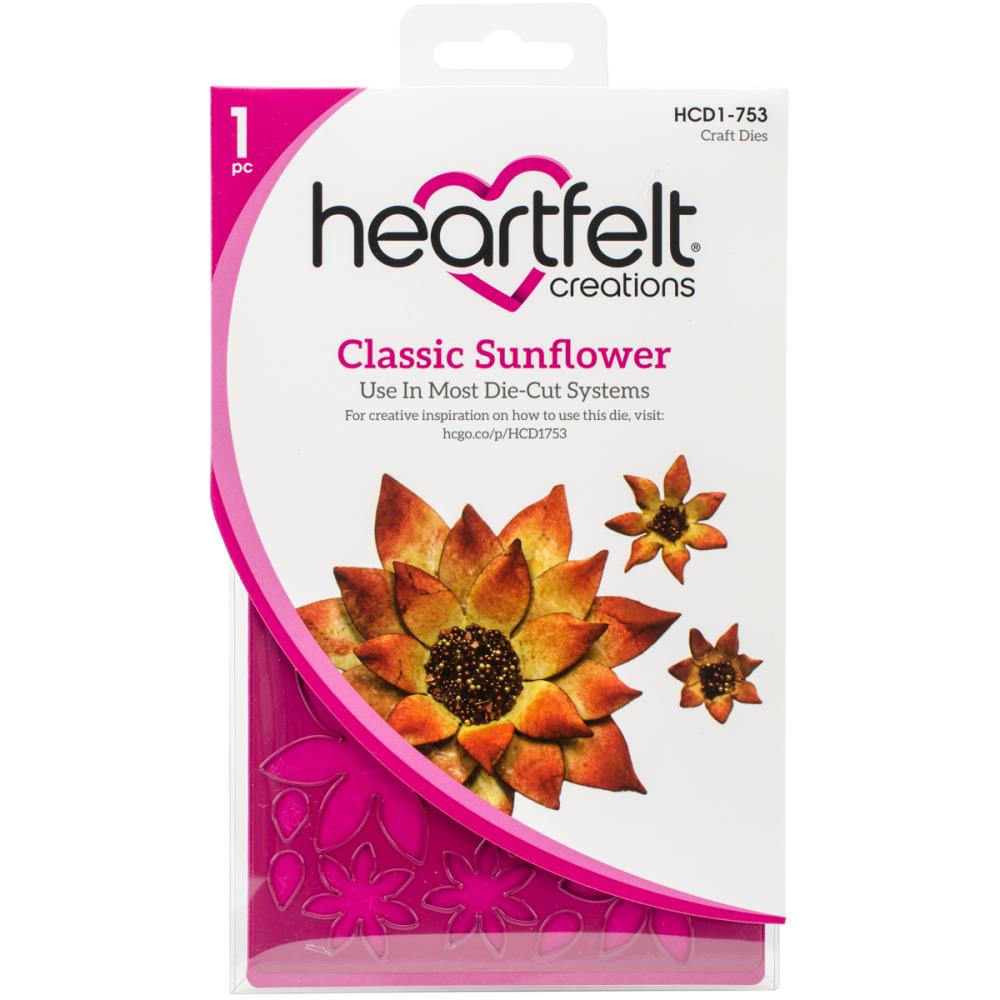 HCD1-753 Набор ножей для вырубки "Classic Sunflower" от Heartfelt Creations