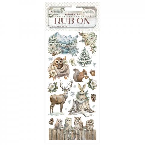 Набор натирок Звери Совиный домик (THE OWL'S HOUSE) Stamperia
