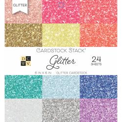 Набор блестящего кардстока "Glitter" 12 листов