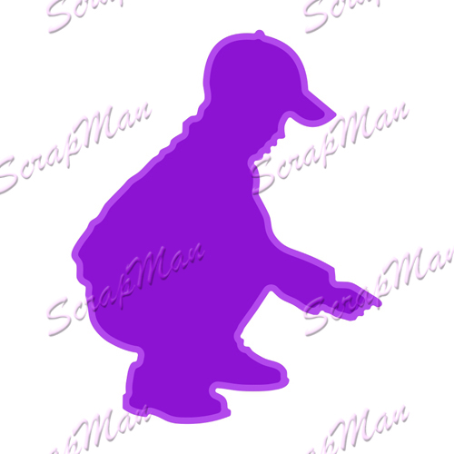 Нож для вырубки "Мальчик" от ScrapMan