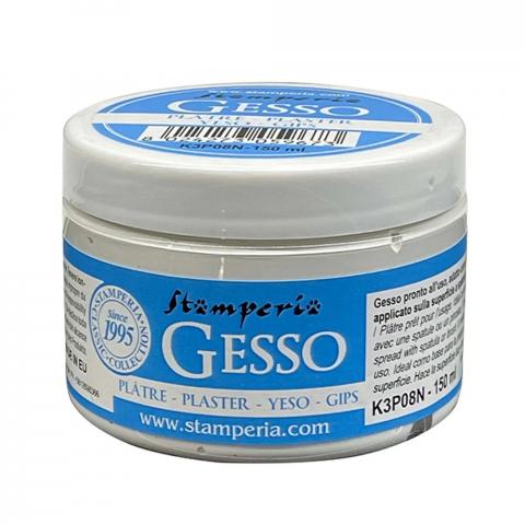 Грунт гипсовый Гессо (Gesso) 150мл от Stamperia