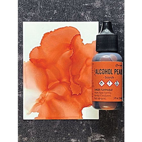 Перламутровые чернила Alcohol Pearl цвет Scorch от Tim Holtz