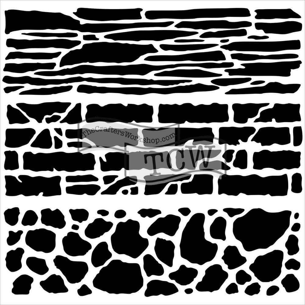 Трафарет "Rock Wall"