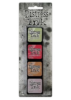 Набор мини-штемпельных подушечек №11 Distress Ink от Ranger