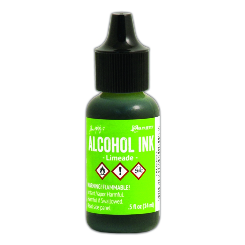 Чернила Alcohol Ink цвет Limeade от Tim Holtz