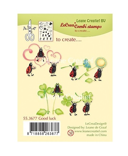 Набор штампов "Good luck" от Leane Creatief