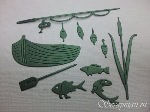 Набор ножей "Set Fishman" (Сет рыбак) от ScrapMan от магазина ScrapMan.ru