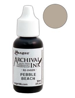 Заправка для подушечки Archival Ink Галечный пляж "Pebble Beach" от Ranger