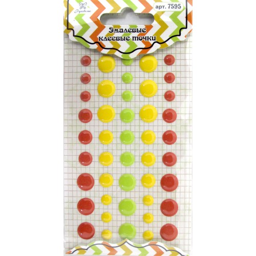 Эмалевые клеевые точки