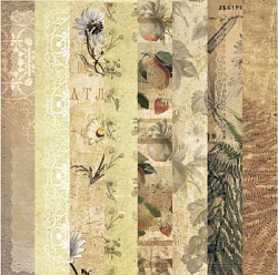 Набор бумаги "Ботанический атлас" 10 листов