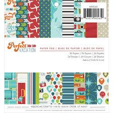Набор бумаги из коллекции "Perfect Vacation" 36 листов от магазина ScrapMan.ru