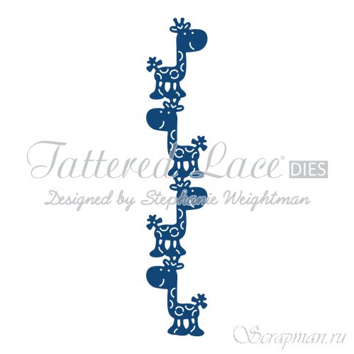 Нож "Giraffe Border" от Tattered Lace