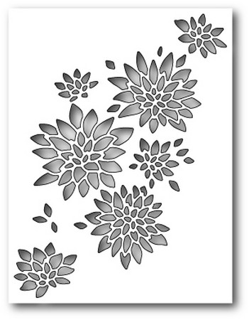 Фоновый нож "Chrysanthemum Collage" от Memory Box