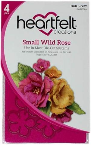 HCD1-7174 Набор ножей для вырубки Маленькая дикая роза "Small Wild Rose" от Heartfelt Creations