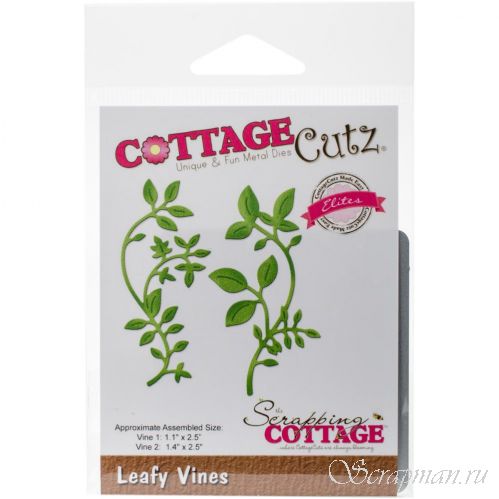 Нож для вырубки Leafy Vines от Cottage Cutz