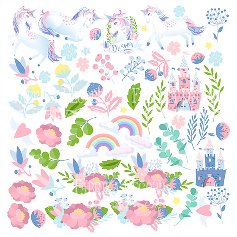 Лист с картинками для вырезания Believe in miracle