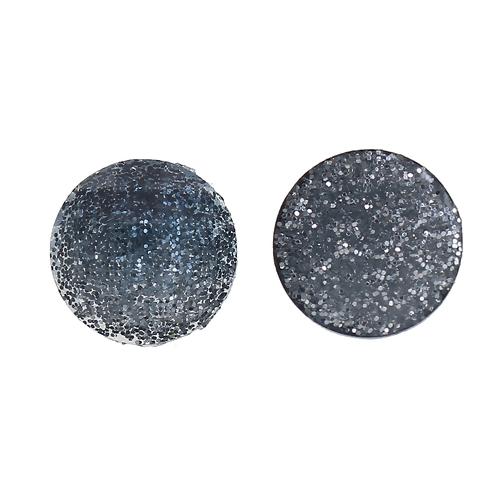 Набор граненых камушков, цвет серо-черный