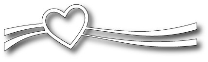 Нож "Heart Swoosh" от Memory Box