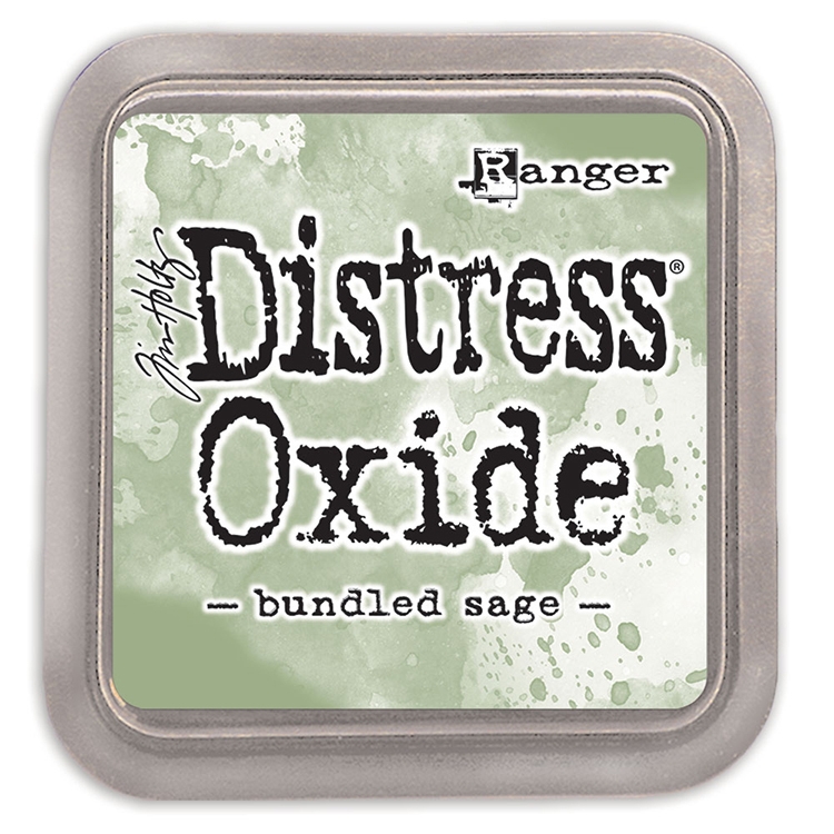 Штемпельная подушечка "Tim Holtz Distress Oxide" цвет Bundled Sage (Пучок шалфея) от магазина ScrapMan.ru