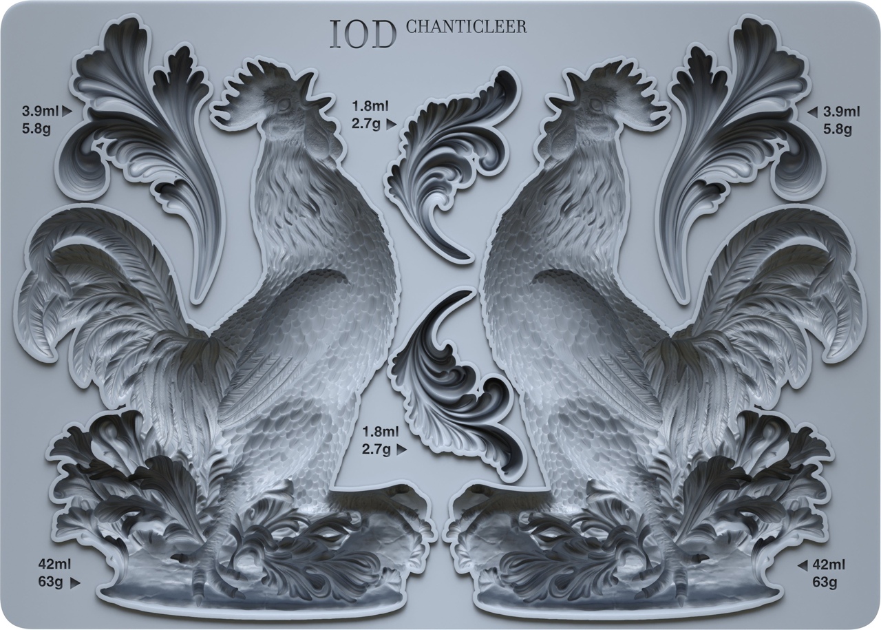 Изображение Набор молдов "CHANTICLEER" Iron Orchid Designs от магазина ScrapMan.ru Набор молдов "CHANTICLEER" Iron Orchid Designs от магазина ScrapMan.ru
