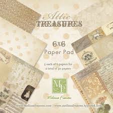 Набор бумаги Сокровища на чердаке "Attic Treasures" 30 листов