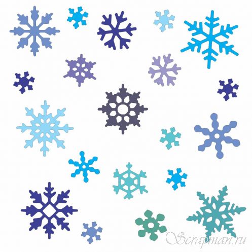 Нож "Snowflakes" от Cheery Lynn Designs