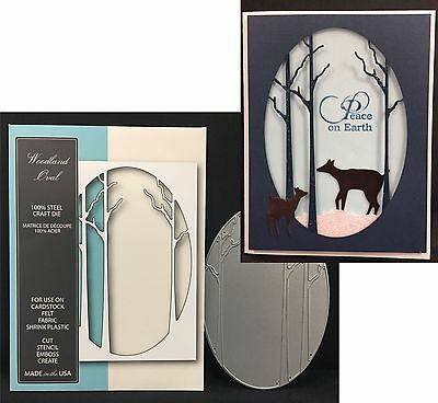 Нож "Woodland Oval" от Memory Box