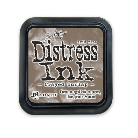 Большая подушечка "Tim holtz distress" цвет Потертая мешковина (Frayed Burlap)