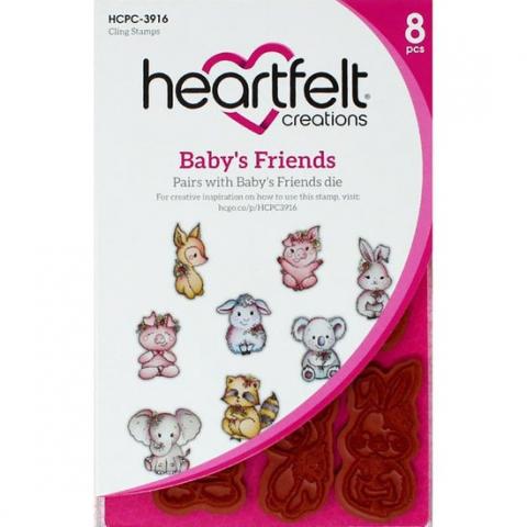 Набор резиновых штампов "Baby's Friends" от Heartfelt Creations