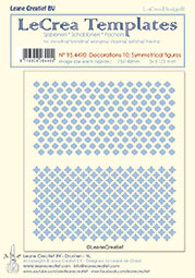 Трафарет "Symmetrical designs" от Leane Creatief