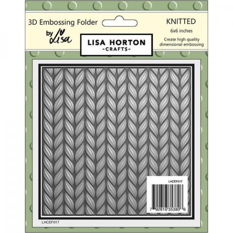 Папка для тиснения "Knitted" от Lisa Horton