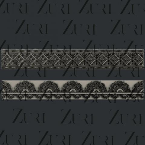 Молд силиконовый Seamless Borders 2 (Бесшовные бордюры) от ZURI