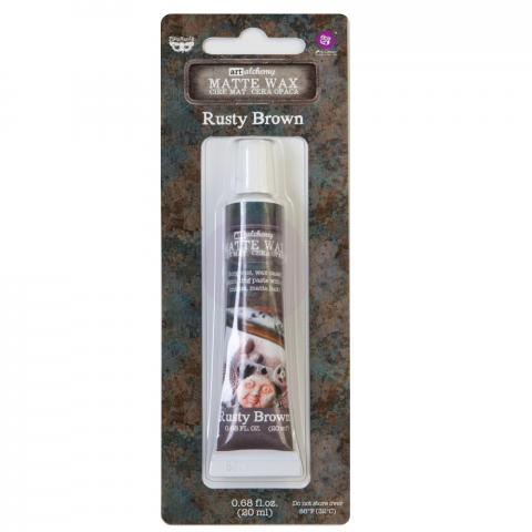 Восковая паста Art Alchemy Matte Wax - "Rusty Brown" 20мл от Prima Marketing
