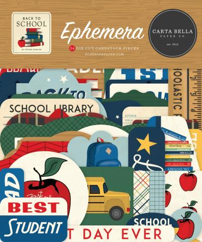 Высечки из коллекции Обратно в школу "Back to School"