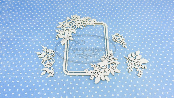 Чипборд "Рамка 12" (Коллекция «Золушка»)