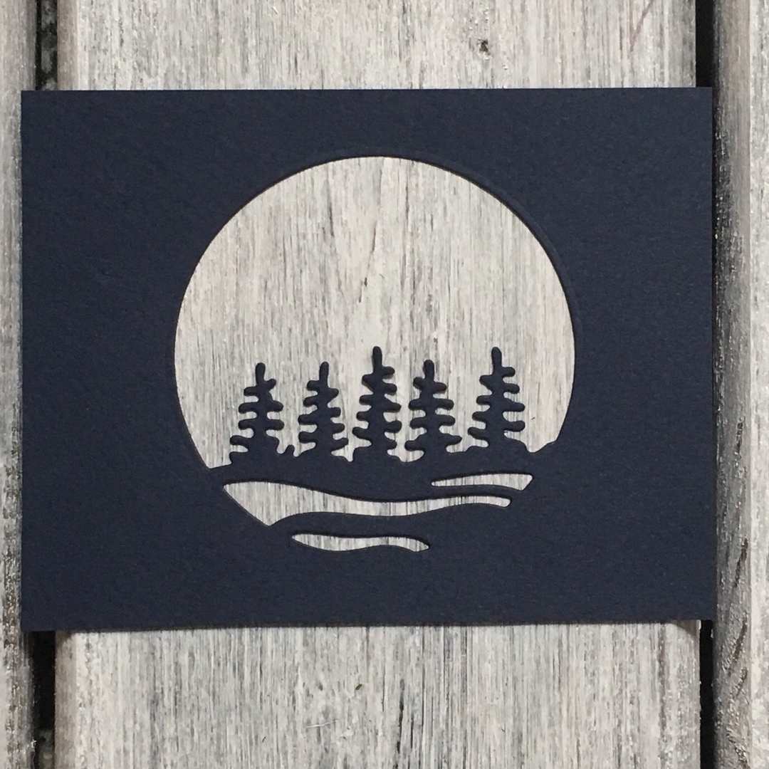 Нож Новогодний пейзаж от ArtScrap