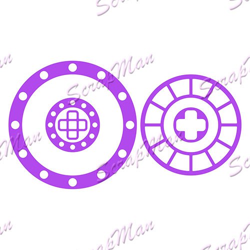 Нож для вырубки "Техно колесо" ScrapMan от магазина ScrapMan.ru