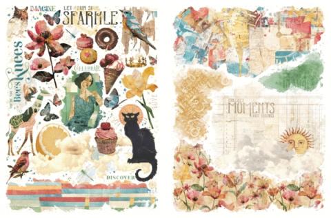 Набор натирок Журнал сквозь время "Journaling Through Time" от Graphic 45