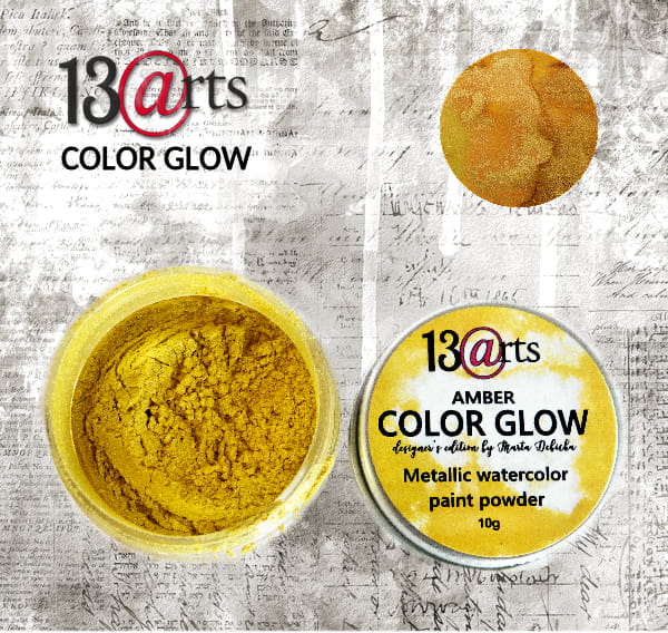 Сухая краска Color Glow Amber 10гр