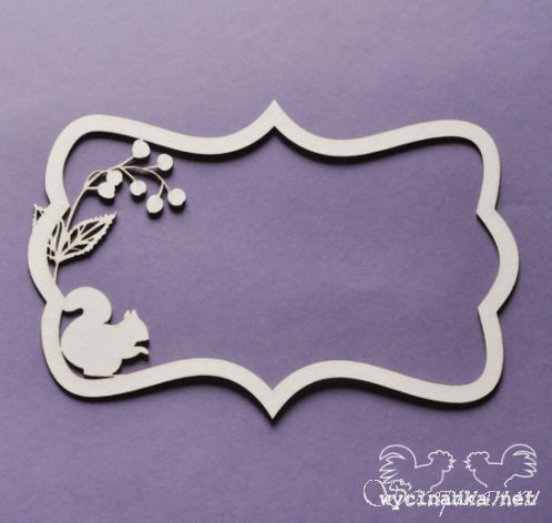 Чипборд рамка "Природа 2"