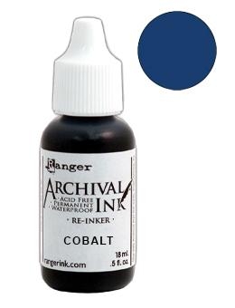 Заправка для подушечки Archival Ink Кобальт "Cobalt" от Ranger