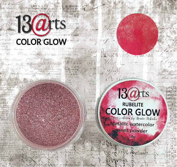 Сухая краска Color Glow Rubelite 10гр