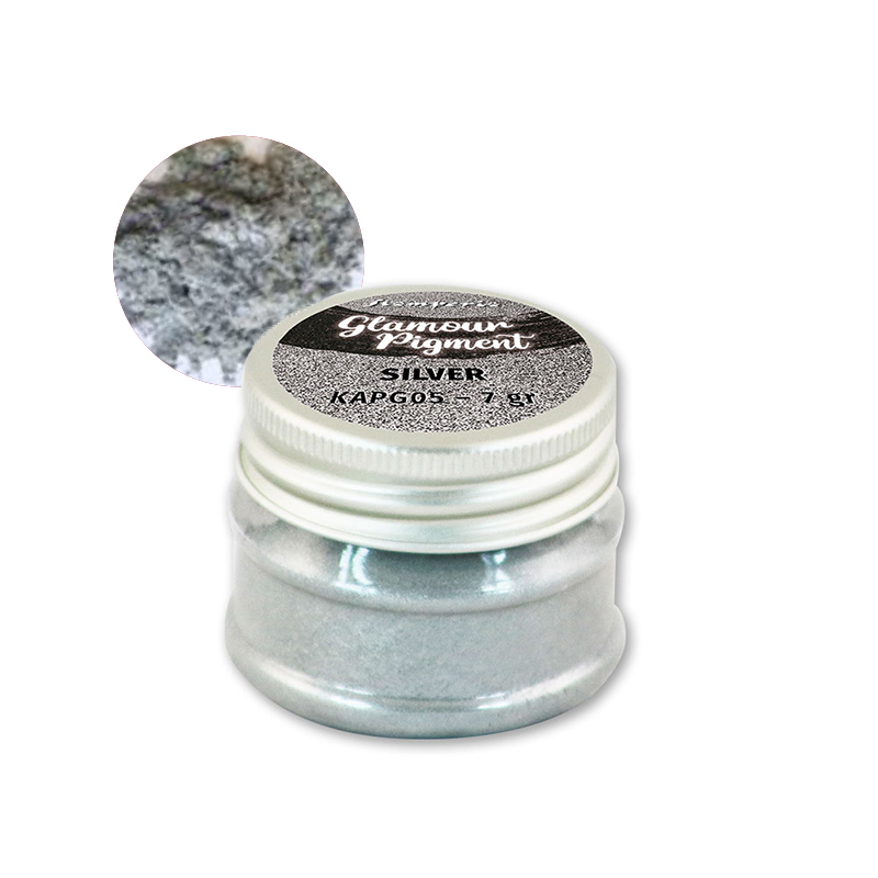 Пигмент Glamour Pigments Silver Stamperia 