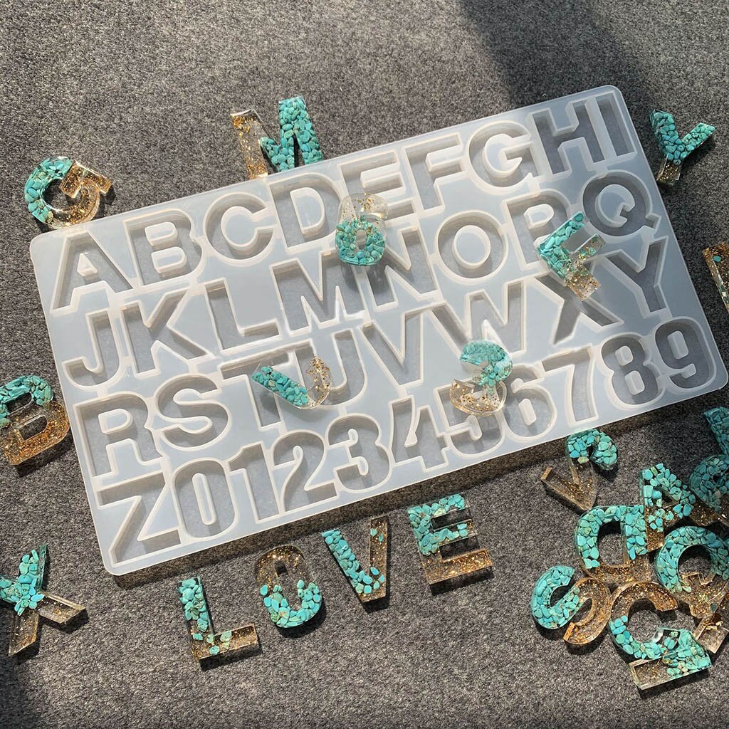 Молд силиконовый Large Alphabet 