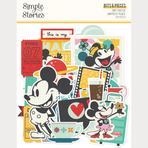 Набор высечек из коллекции Самое счастливое место "Happiest Place" 100 штук